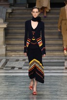 Thumbnail for your product : Victoria Beckham Cotton-blend knit midi dress