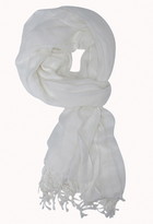 Thumbnail for your product : Forever 21 classic cutout trim scarf