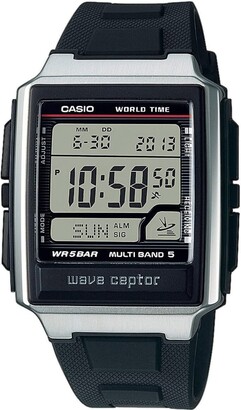 plain black digital watch