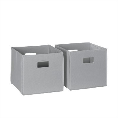 2pc Folding Toy Storage Bin Set - RiverRidge