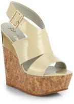 Thumbnail for your product : Alice + Olivia Shayla Patent Wedge Sandals