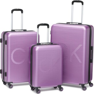 calvin klein suitcase set of 3