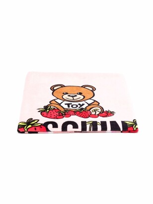 MOSCHINO BAMBINO Teddy Bear-Print Towel