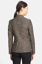 Thumbnail for your product : Santorelli 'Dana' Convertible Collar Tweed Jacket