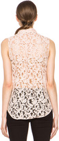 Thumbnail for your product : Victoria Beckham 50's Boy Shirt in Blush Lace