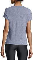 Thumbnail for your product : Lanston Cutout Short-Sleeve Heathered Tee