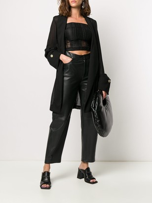 Ann Demeulemeester Belted Tunic Top