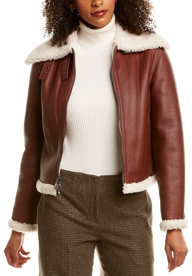 theory shearling jacket