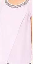 Thumbnail for your product : Rebecca Taylor Embellished Crossover Top