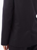Thumbnail for your product : A.P.C. Savannah Single-breasted Wool Blazer - Navy