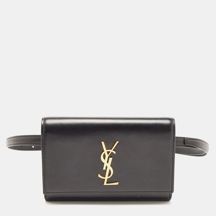 Saint Laurent Black Leather Kate Belt Bag ShopStyle