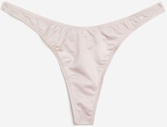 Women's Pink Satin Panties