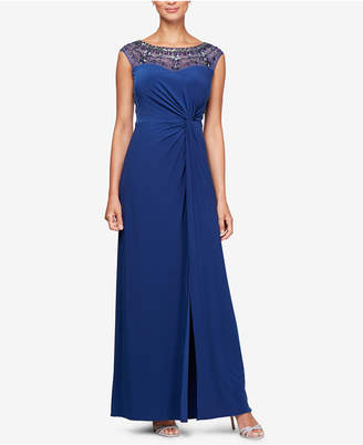 Alex Evenings Embellished Sweetheart Gown