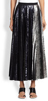 Thumbnail for your product : Proenza Schouler Foil Pleated Long Skirt