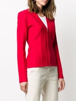 Thumbnail for your product : Emporio Armani Ribbed Fitted Jacket