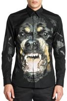 Thumbnail for your product : Givenchy Rottweiler Print Sportshirt