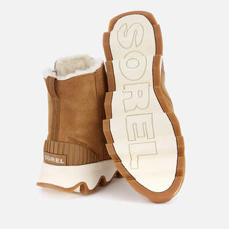 Sorel Women's Kinetic Short Boots - Camel Brown/Natural
