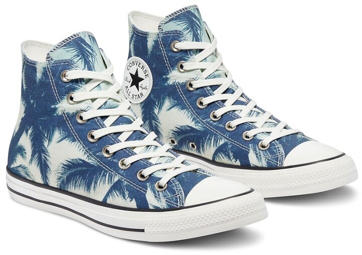 Converse Chuck Taylor All Star Hi sneakers in palm print - ShopStyle