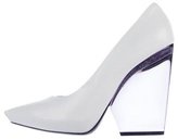 Thumbnail for your product : Celine Leather Pointed-Toe Pumps