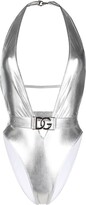 Thumbnail for your product : Dolce & Gabbana Logo-Plaque Swimsuit