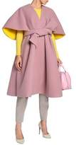 Thumbnail for your product : DELPOZO Cape-effect Wool And Mohair-blend Coat