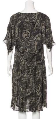 Michael Kors Silk Printed Dress