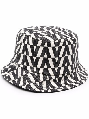 Valentino Monogram-Print Bucket Hat