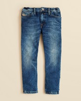 Thumbnail for your product : Diesel Boys' Waykee Medium Wash Straight Leg Jeans - Sizes 4-7