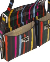 Thumbnail for your product : Bzees Billy Spray Print Leather Shoulder Bag