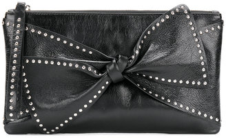 RED Valentino bow detail clutch bag