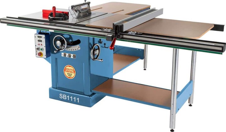 South Bend 10 in. 3HP 220-Volt Table Saw With Extension Rails