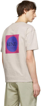 Kenzo Beige Square Logo T-Shirt