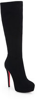 Thumbnail for your product : Christian Louboutin Bianca Suede Knee-High Boots