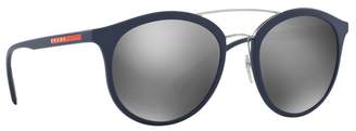 Prada Linea Rossa - Grey Rubber Ps04rs Phantos Sunglasses