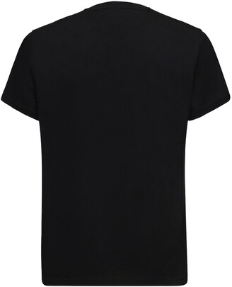 Burberry Tb Logo Embroidery Cotton Jersey T-shirt