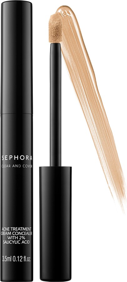 SEPHORA COLLECTION Clear and Cover Acne Treatment Cream Concealer with 2%  Salicylic Acid - ShopStyle Face Care