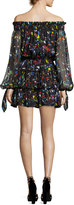 Thumbnail for your product : Caroline Constas Lou Off-the-Shoulder Printed Chiffon Dress, Multi