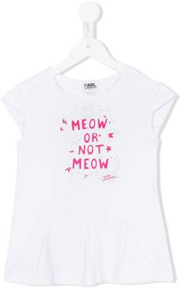 Karl Lagerfeld Paris Meow T-shirt