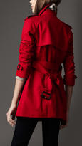 Thumbnail for your product : Burberry Short Technical Cotton Trench Coat