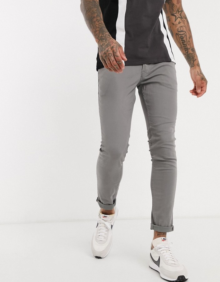 jack and jones grey trousers
