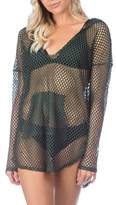 Thumbnail for your product : Green Dragon Nice Catch Fishnet Cover-Up