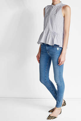 MiH Jeans Straight Cropped Jeans