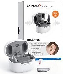 Ceretone Beacon Self-Fitting OTC Hearing Aids
