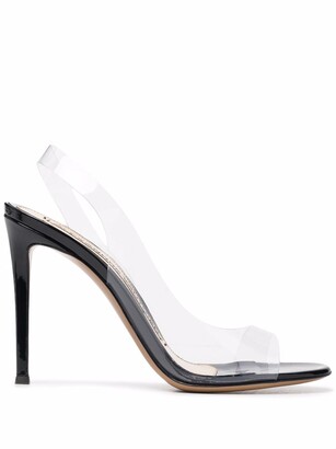 peep toe slingback sandals