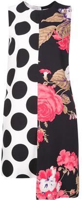 MSGM flower polka dots dress