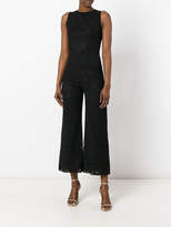 Thumbnail for your product : Ermanno Scervino lace flared jumpsuit