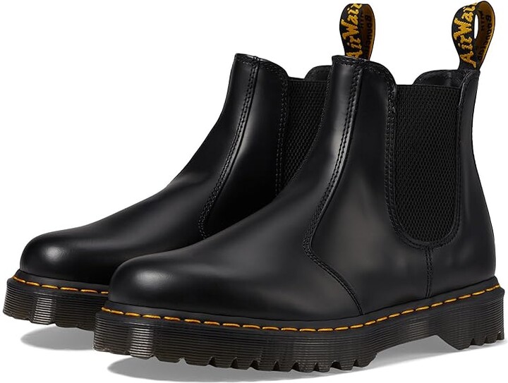 Dr. Martens 2976 Bex Smooth Leather Chelsea Boots Shoes Black Smooth : UK 3 (US Men's 4 - Women's 5) Medium