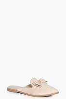 Thumbnail for your product : boohoo Ellie Pearl Trim Loafer Mules
