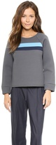 Thumbnail for your product : Cynthia Rowley Bonded Pique Sweatshirt