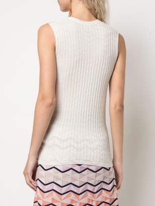 M Missoni textured-knit vest